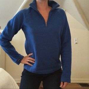 Jansport Blue Sweatshirt Quarter Zip